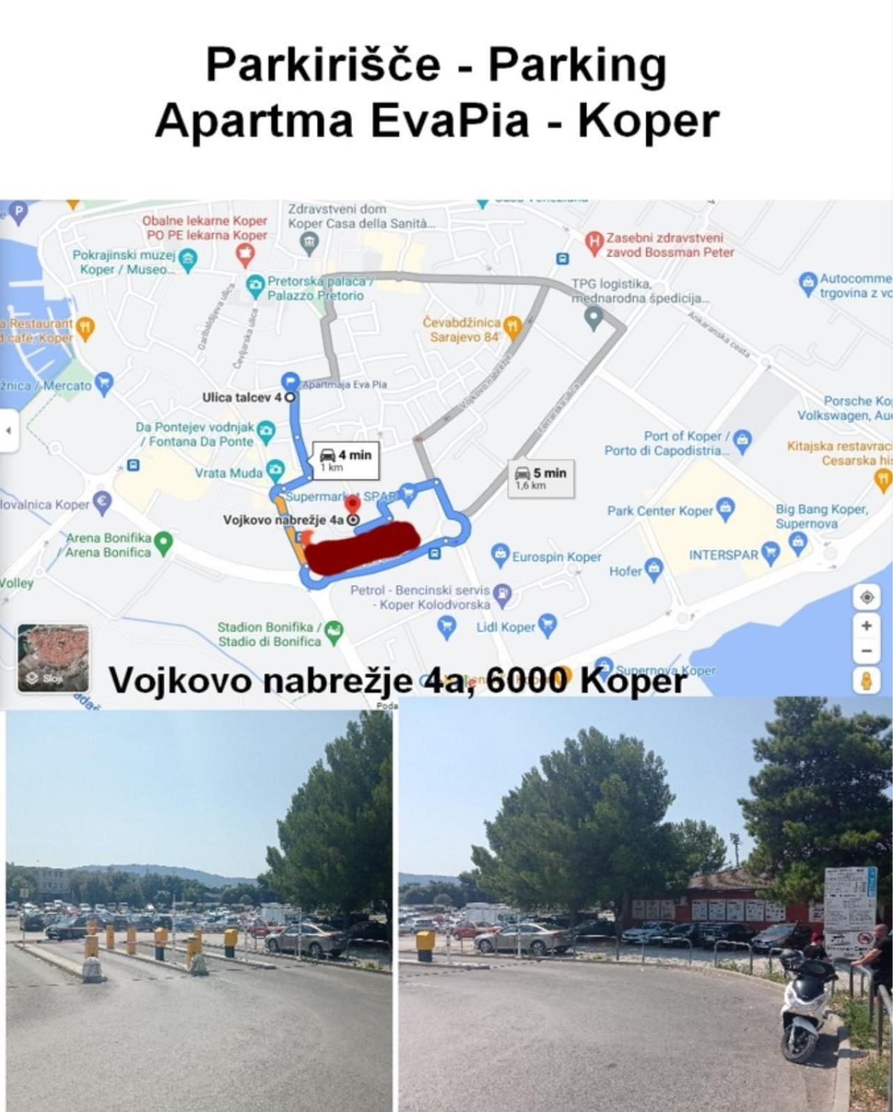 Apartmaja Eva&Pia Копер Екстериор снимка
